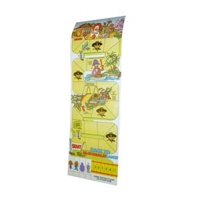 Vtg 1977 McDonald's Race To McDonaldland Tray Liner Game Unused Unpunched RARE